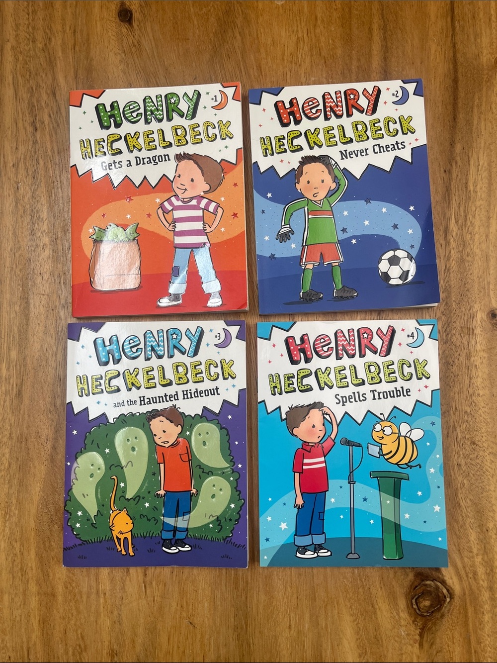 Book Set - Kids Learning Toys - Colorful Red, Blue, Purple, Teal Covers